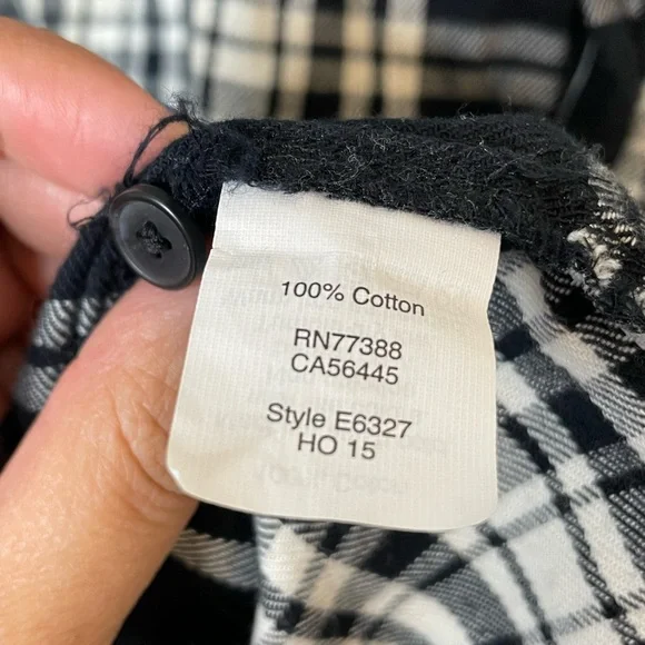 Madewell Flannel Daywalk Shirtdress in Glendale plaid size Medium - Picture 8 of 9